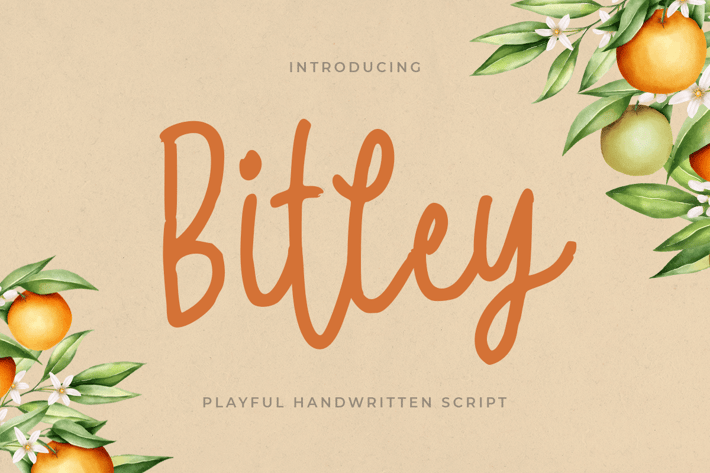 Bitley - Playful Handwritten Font
