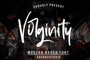 Virginity - Modern Brush Font