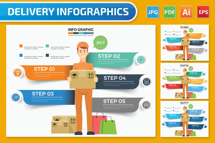 Delivery Infographics