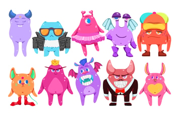 Cartoon Monsters