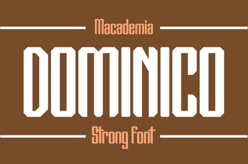 Dominico - Strong Font