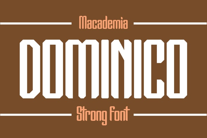 Dominico - Strong Font