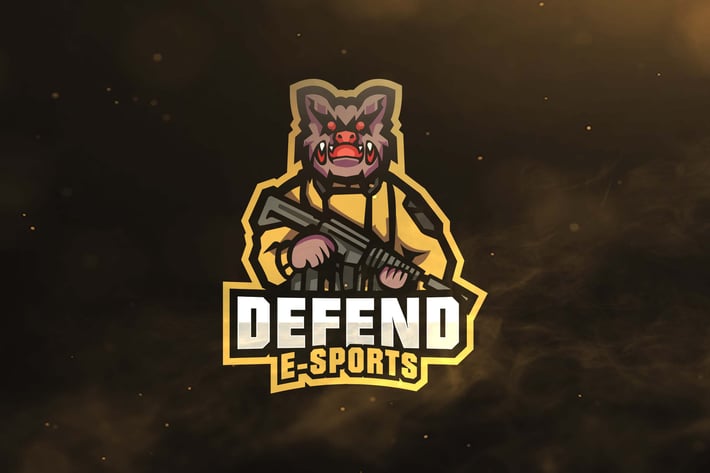Defend Sport and Esports Logos