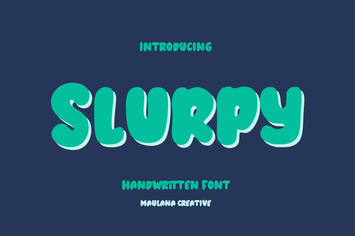 Slurpy Handwritten Font