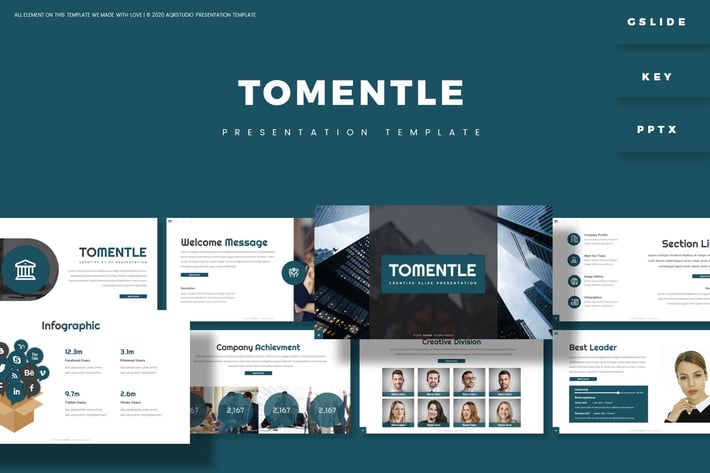 Tomentle - Presentation Template