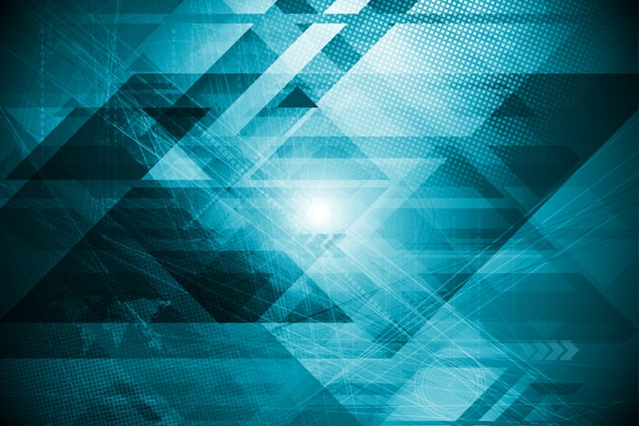 Abstract hi-tech futuristic geometrical background