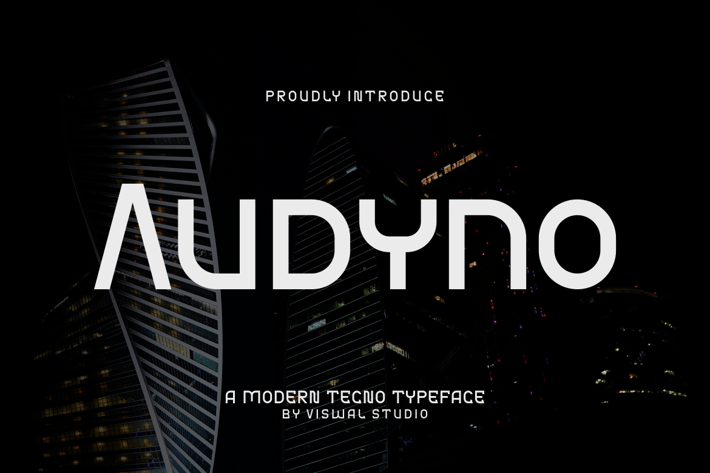 Audyno - Modern Tech Typeface
