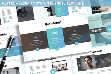 Keyful - Security System Keynote Template