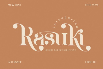 Rasuki - Luxury Modern Font