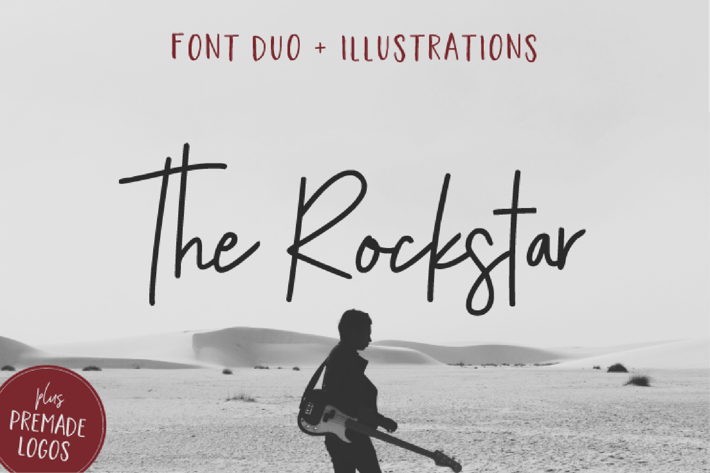 The Rockstar Font Duo