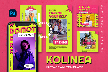 Kolinea - Retro Instagram Stories and Post