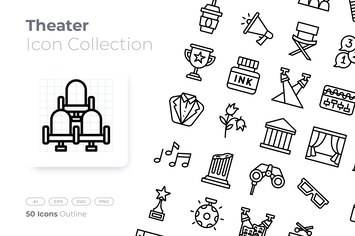 Theater Outline Icon