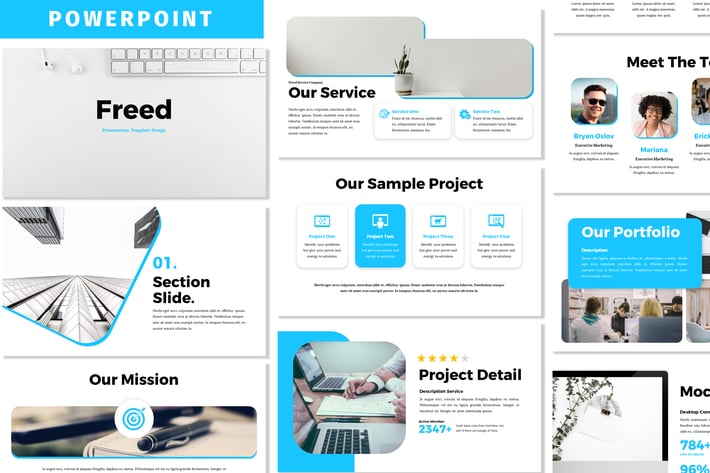 Freed - Business Powerpoint Template