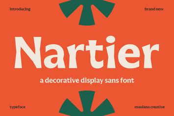Nartier Decorative Sans Font
