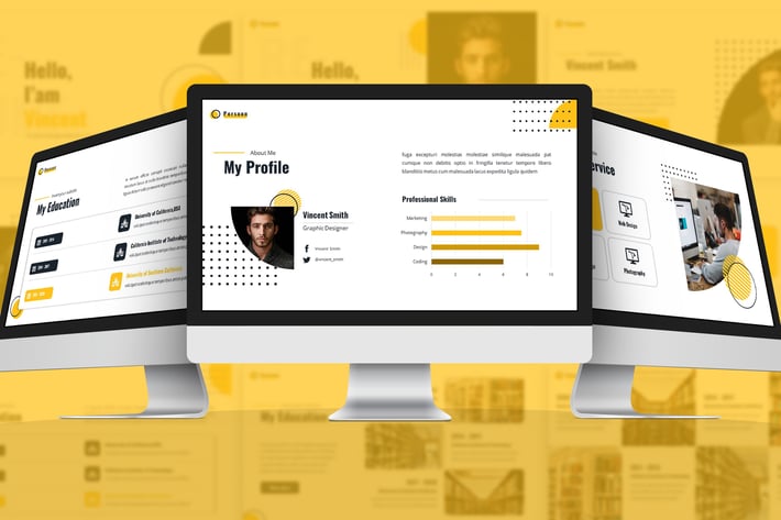 Persoon - Resume Google Slides Template