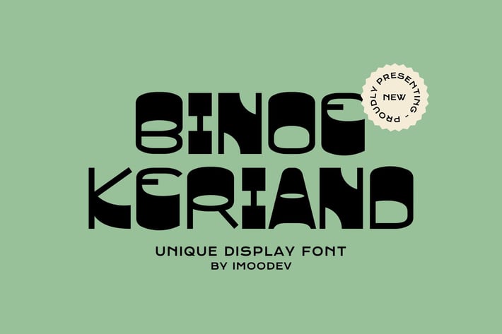 Binoe Keriand - Creative Font