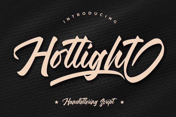 Hotlight Handlettering Business Font