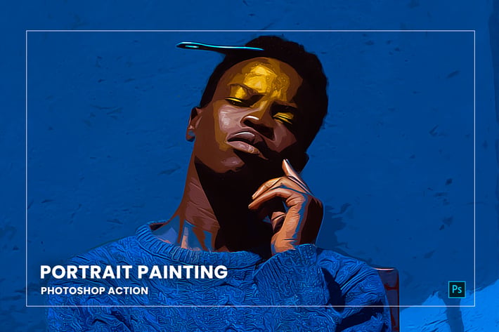 Portrait Painting Photoshop Action