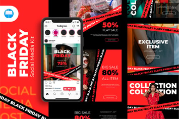 Black Friday Social Media Kit - Keynote
