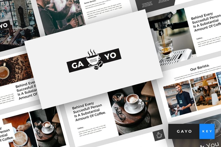 Gayo - Coffee Shop Keynote Template