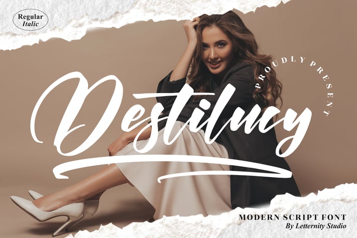 Destilucy Modern Script Font
