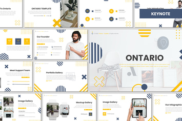 Ontario - Creative Keynote Template