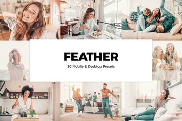 20 Feather Lightroom Presets & LUTs