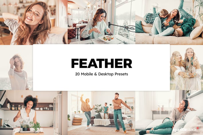 20 Feather Lightroom Presets & LUTs