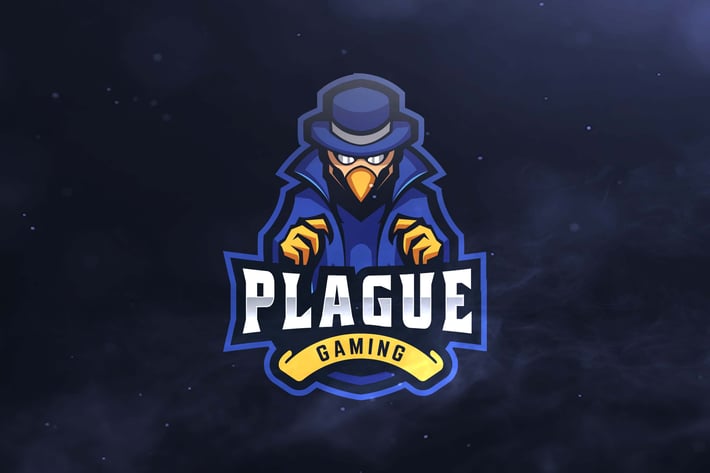 Plague Gaming Sport and Esports Logo