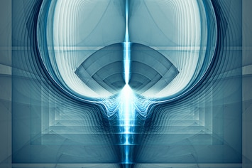 High tech abstract fractal background