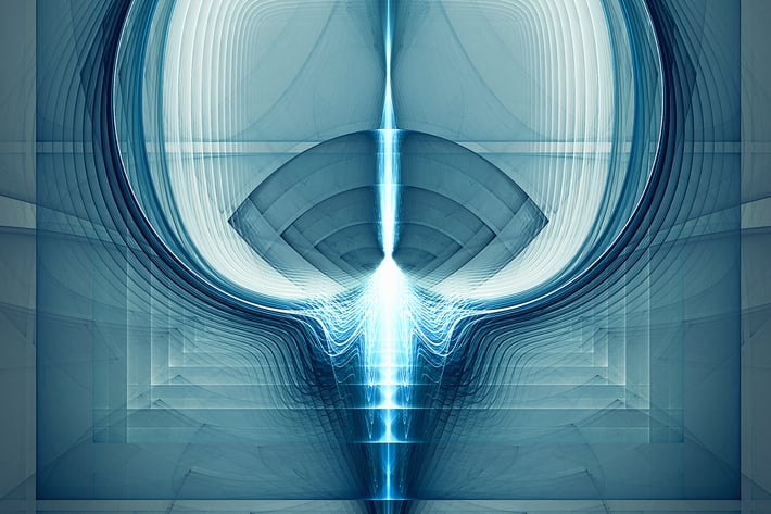 High tech abstract fractal background