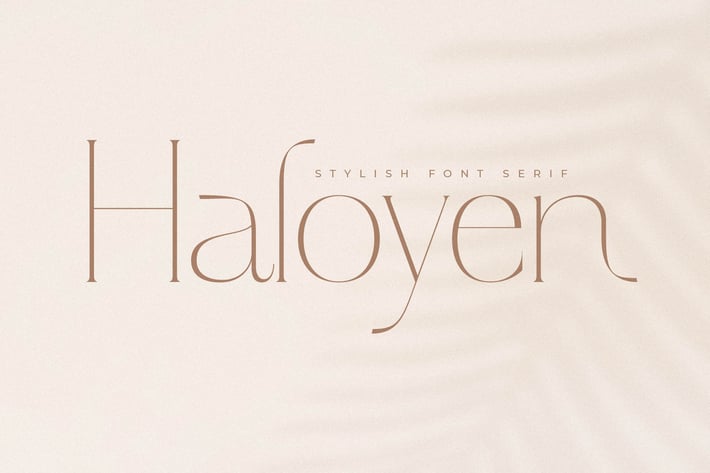 Haloyen Stylish Serif Font