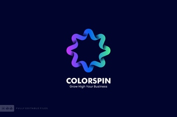 Color Spin Logo Template