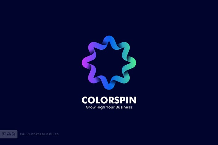 Color Spin Logo Template