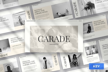 Carade - Minimal Keynote Presentation Template