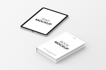 Book & iPad Mockup