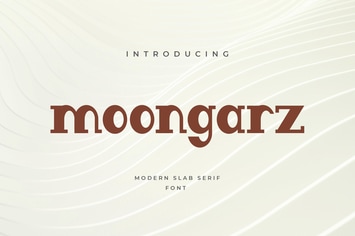 Moongarz Serif font