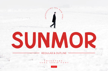 Sunmor Advertisement Font