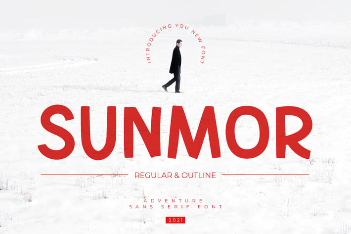 Sunmor Advertisement Font
