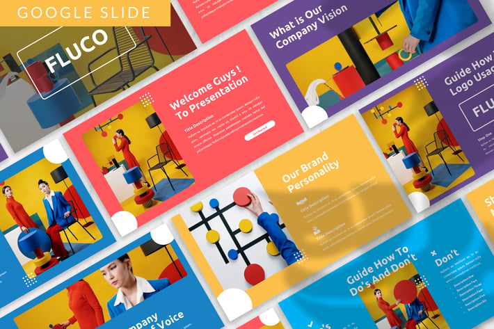 Fluco - Colorful Google Slide Template