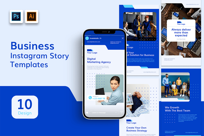 Business Instagram Story Templates