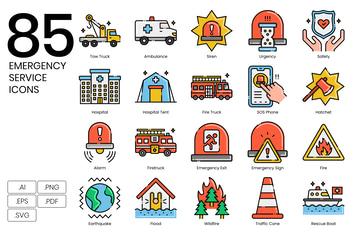 Emergency Services Icons