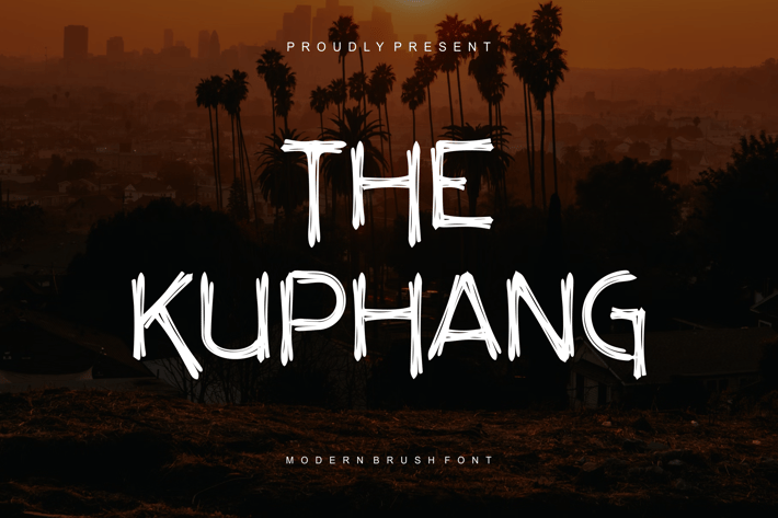 The Kuphang - Modern Brush Font