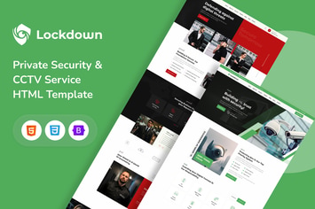Lockdown - Security & CCTV Service HTML Template