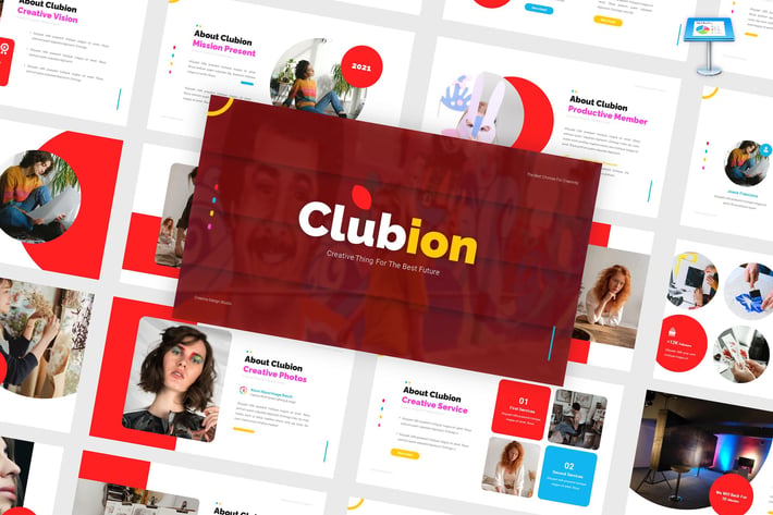 Clubion - Creative Design Keynote Template