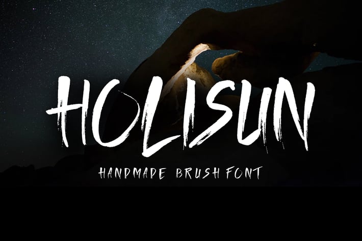 Holisun - Handmade BrushFont