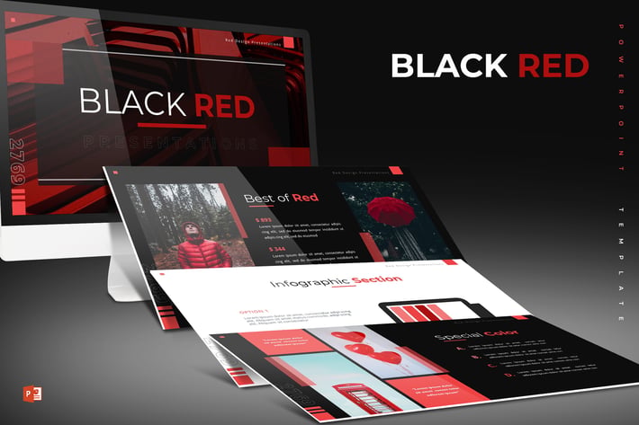 Red Black - Powerpoint Template