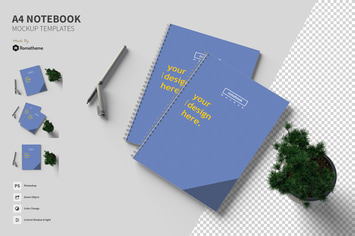 A4 Notebook vol.01 - Mockup
