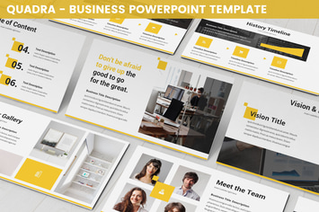Quadra - Business Powerpoint Template