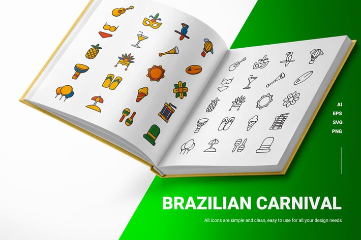 Brazilian Carnival - Icons